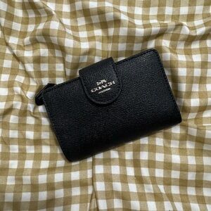 Coach Black Leather Wallet